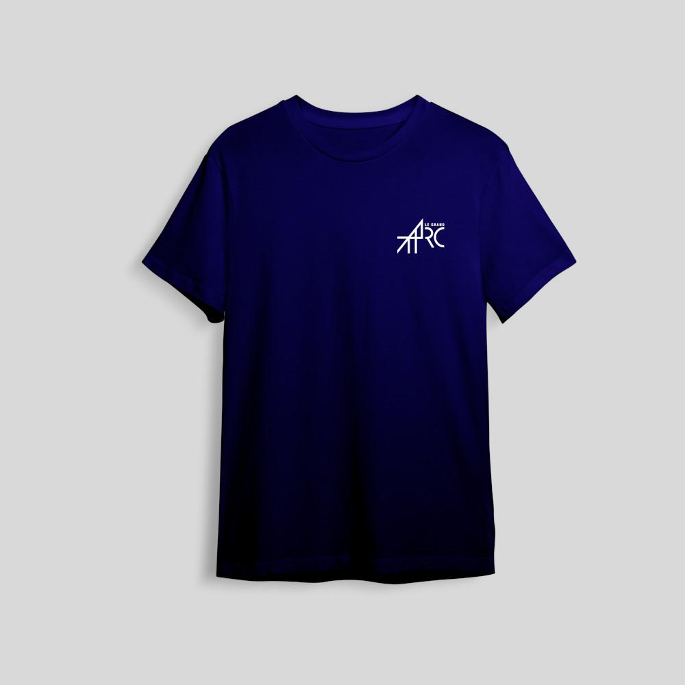 T-shirt — Bleu marine, dos