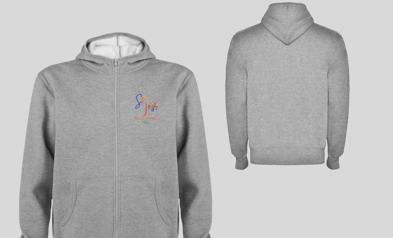 Le Sweat zippé à capuche