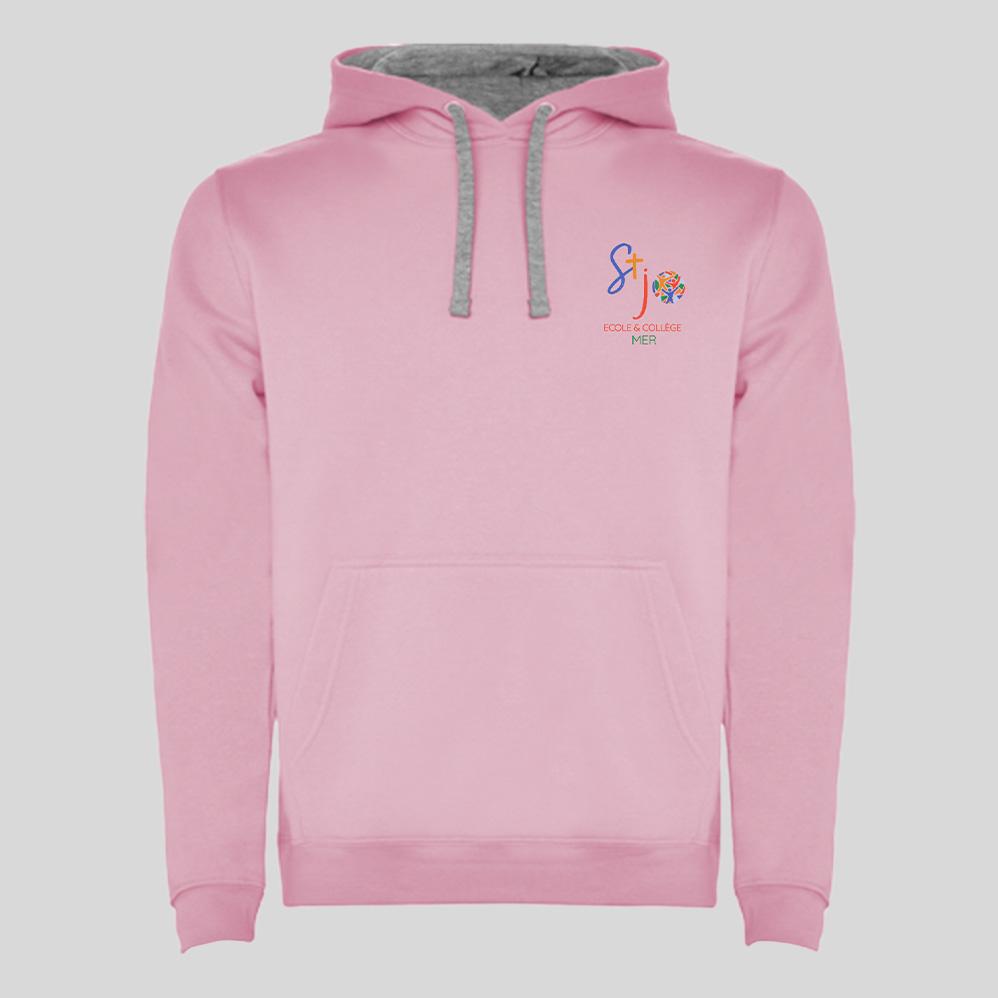 Sweat à capuche — Rose