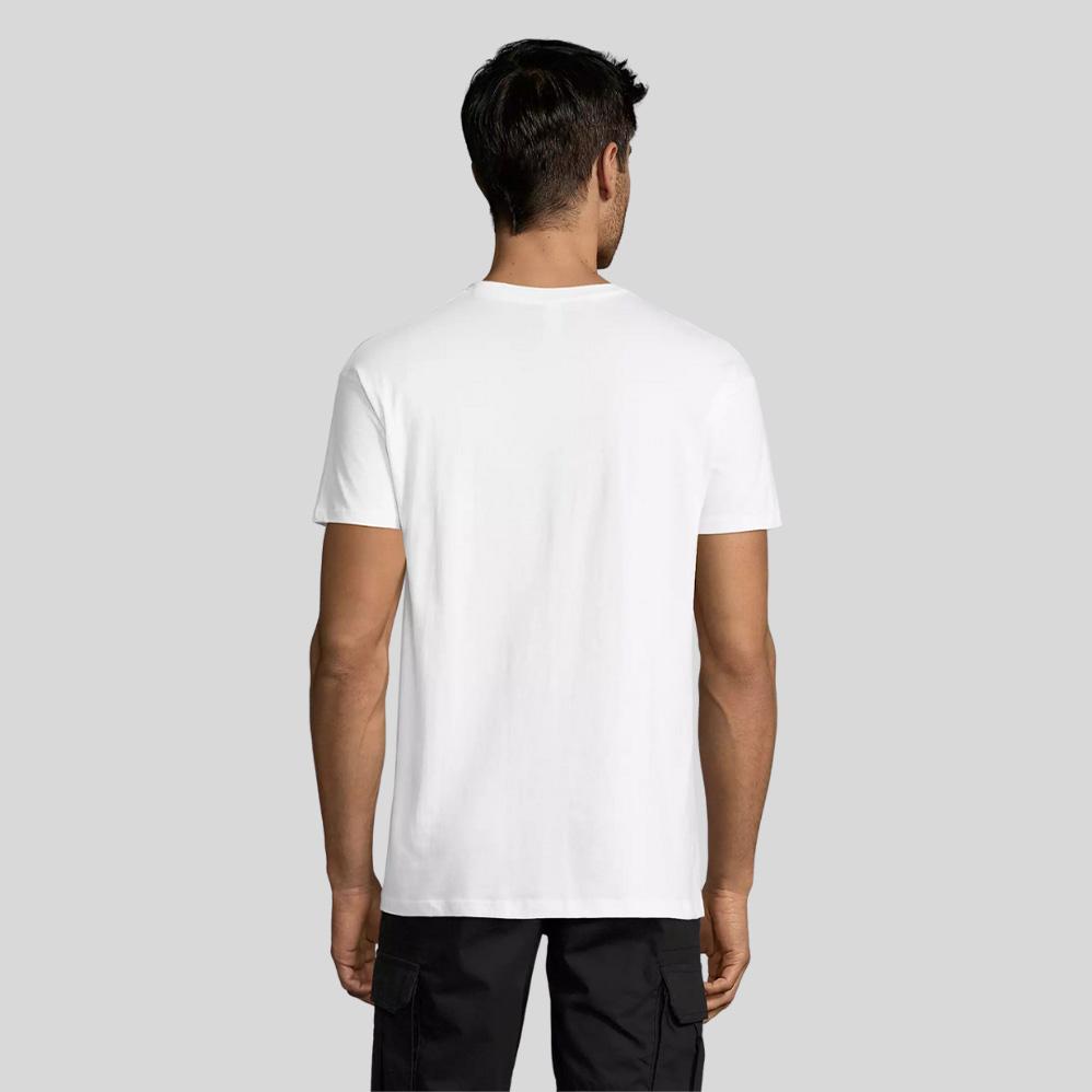 T-Shirt — Blanc, dos