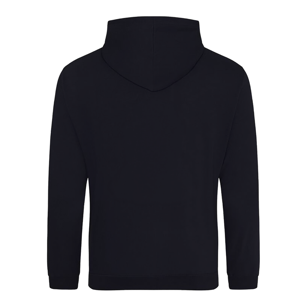 Sweat à capuche mixte — Noir, dos