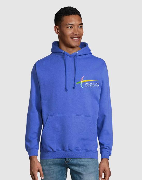 Sweat à capuche — Bleu électrique