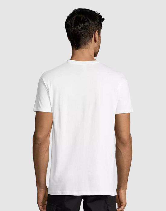 T-shirt — Blanc, dos